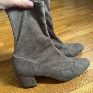 SCHUTZ Taupe Suede Boots